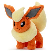 authentic Pokemon plush Flareon KutaKutaTatta 30cm Takara tomy (Medium size)